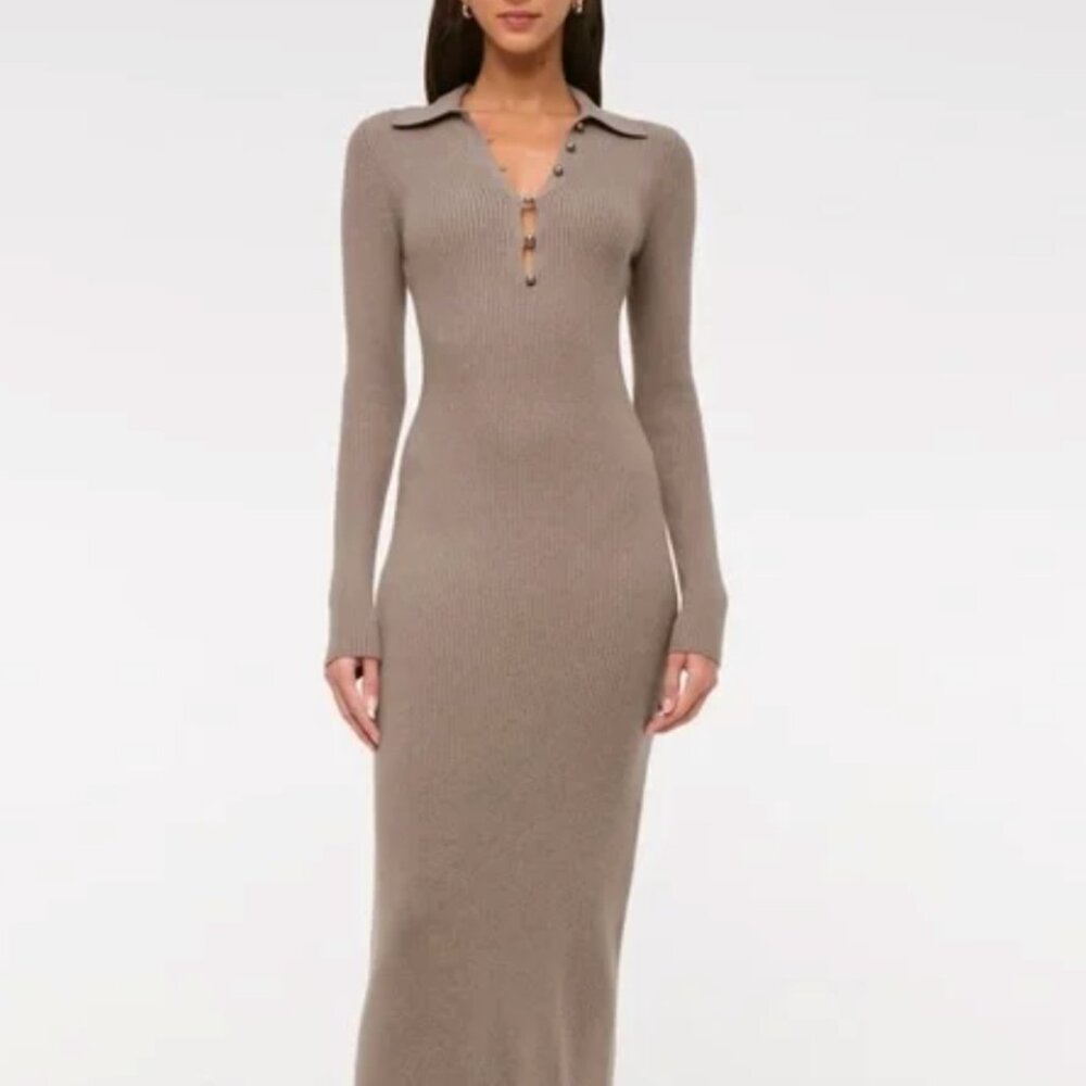 Abercrombie & Fitch Midi Sweater Dress